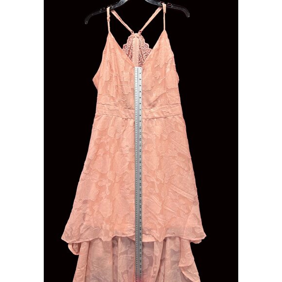 Rue 21 - Women's Summer Sleeveless High Low Hem Ruffle Dress - Pink - 2X - Picture 7 of 16